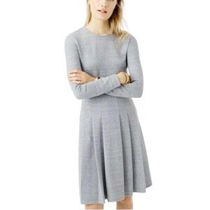 J. Crew Dress Ponte Knit Pleated Jersey Comfy